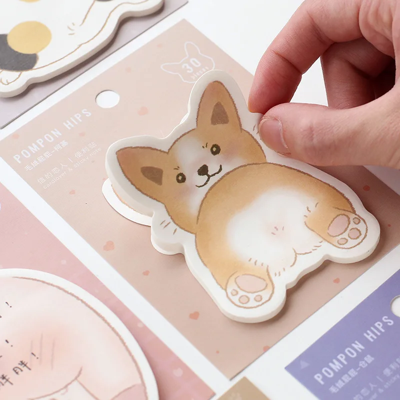 Симпатичные блокноты для записей с изображением питомцев мультяшных животных