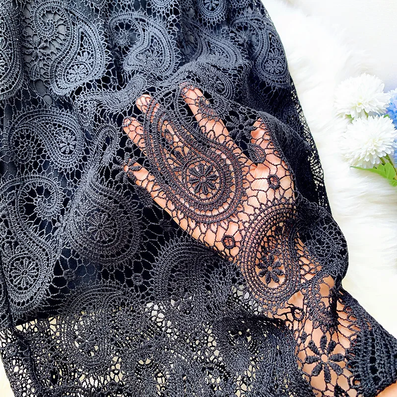 New 2020 Spring Summer Lace Crochet Wrap Skirts Elegant Midi Office Ladies High Waist Korean OL Style Pencil Skirt | Женская одежда