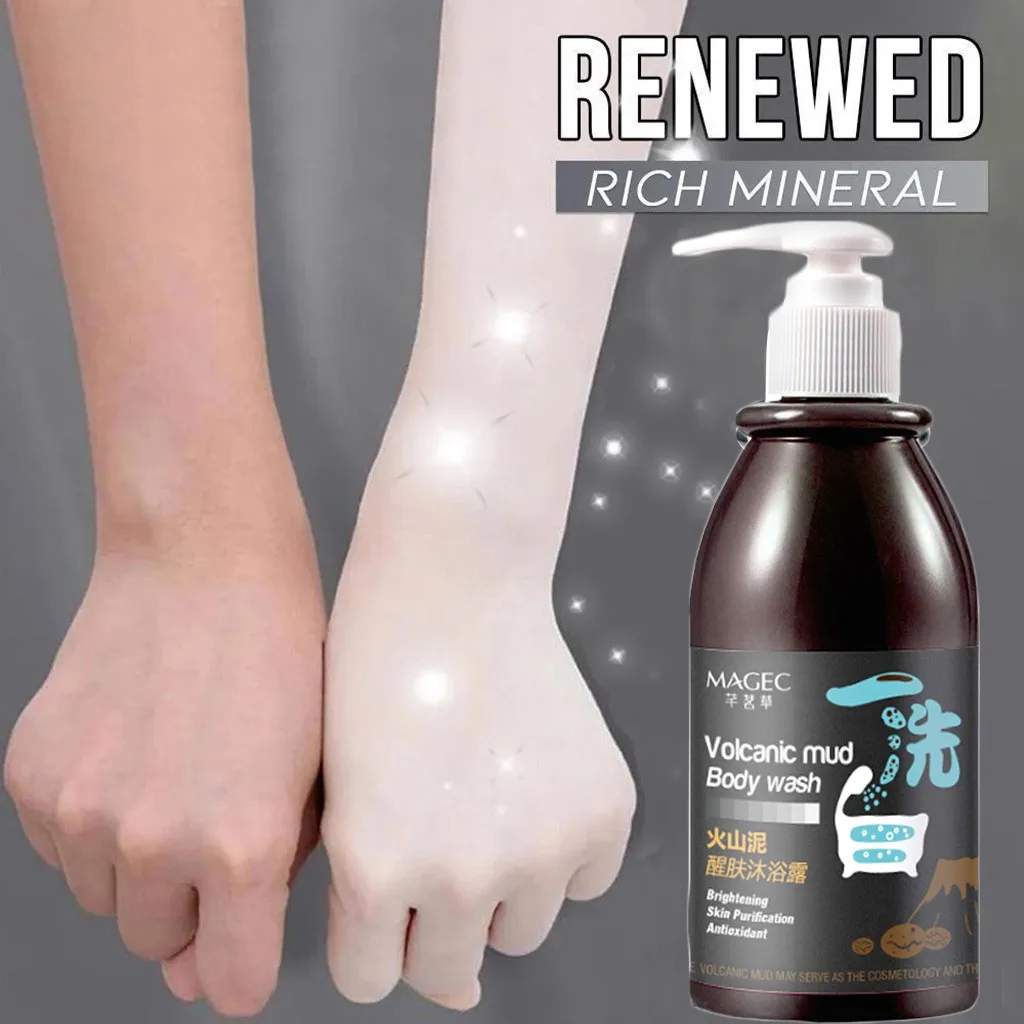 Вулканическая грязь Отбеливающие гели Для Душа всего тела быстрое отбеливание