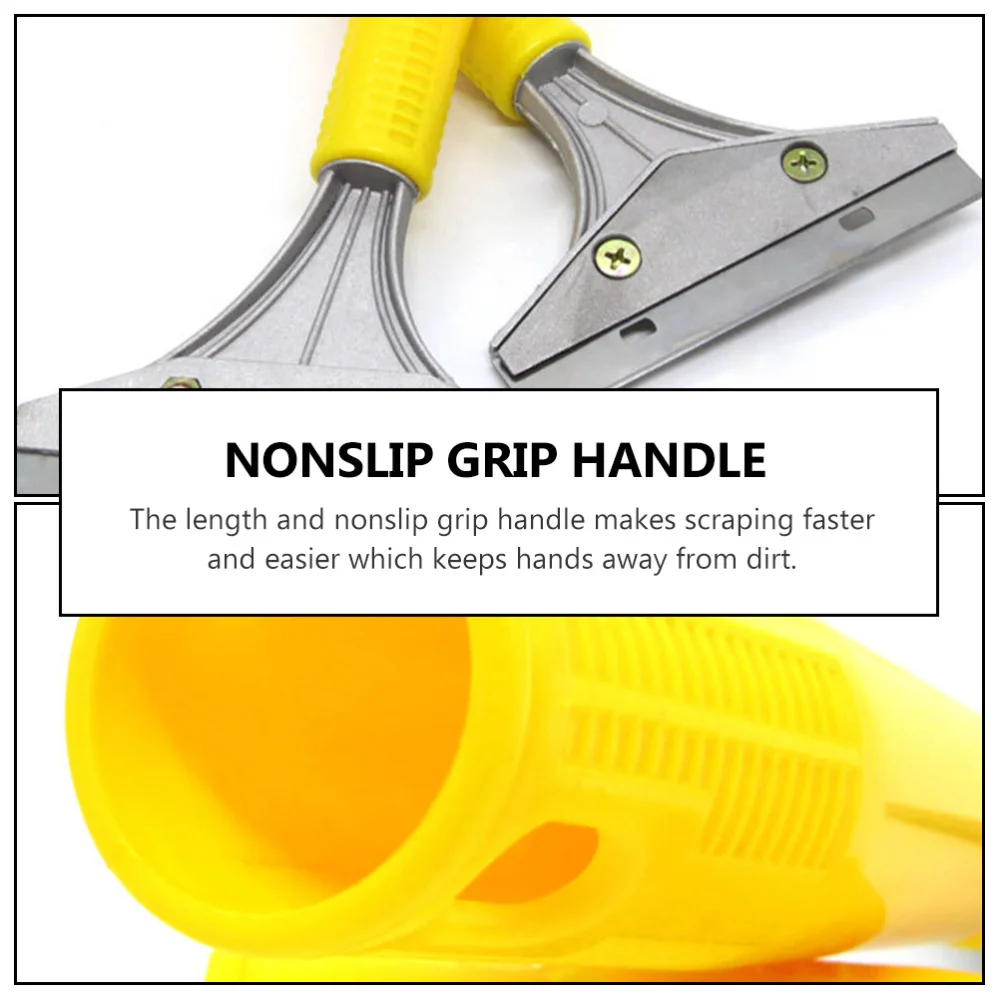 

4Pcs Multi-purpose Wall Cleaning Scrapers Sturdy Paint Scrapers Tile Scrapers