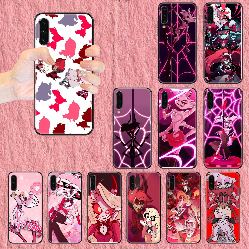 

Cute Hazbin Cartoon Hotel Phone case For Samsung Galaxy A 3 5 7 8 10 20 21 30 40 50 51 70 71 E S 2016 2018 4G black art