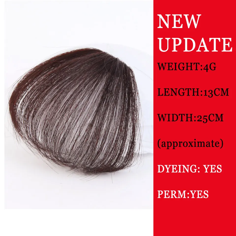 

MUMUPI Air Bangs Clip In Bangs Front Neat Bangs Fringe Hair Women Clip In Hair clip Extension on hair accessories fake hair