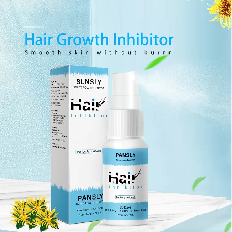 

Hot PANSLY Painless Hair Removal Liquid 30Ml+Hair Growth Inhibitor 20ML for Beard Bikini Intimate Facial Leg Body Underarm
