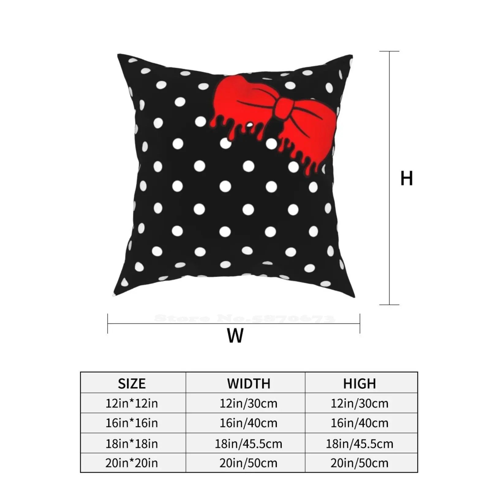 Наволочка для подушки в готическом стиле ретро |