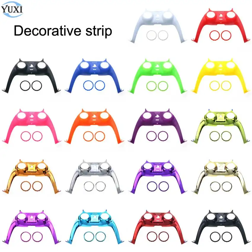 Декоративная полоса YuXi + акцентные кольца для контроллера Sony DualSense 5 PS5