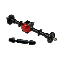 metal rear axle with drive shaft replacement parts for wpl d12 110 rc car upgrade accessories