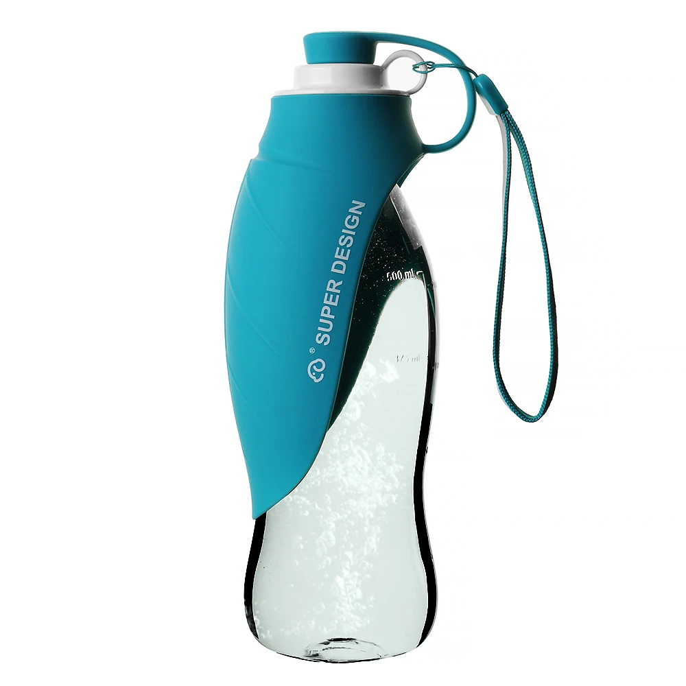 

Pet Dog Water Bottle Wholesale Stocked Silicone Plastic Travel Drink Feeder Portable