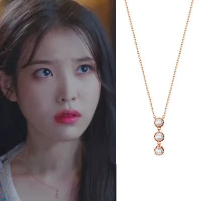 10 стилей корейской драмы Deluna отель iu Lee Ji Eun же Ожерелье Подвеска для вечеринок ювелирные изделия