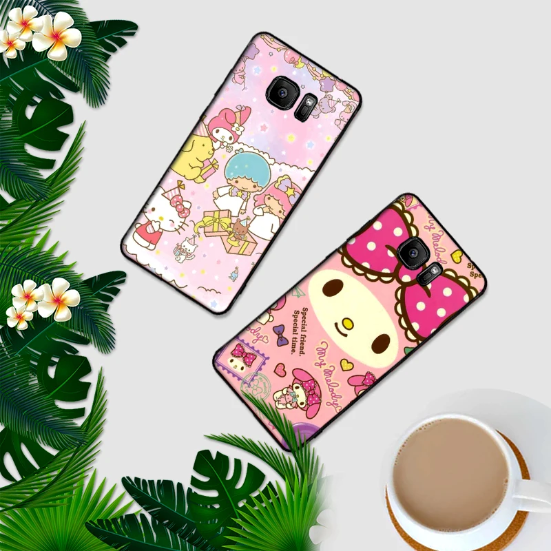 Для samsung S6 S7 Edge чехол для телефона My Melody S8 S9 S10 PLUS мягкий TPU NOTE M10 20 30 Чехол | Мобильные