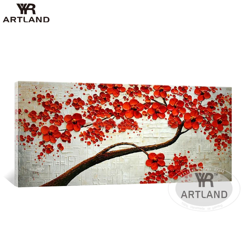 Оптовая продажа рождественские украшения ручная роспись холст картина маслом