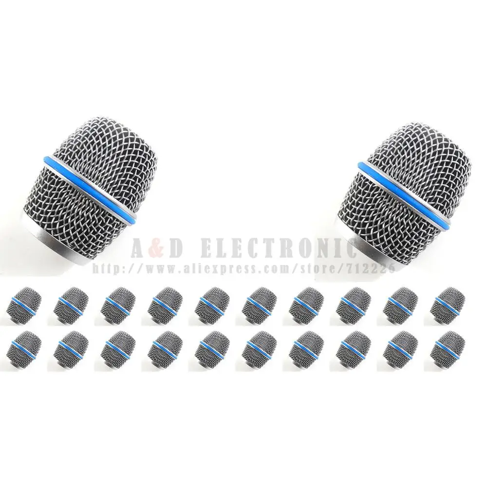 Профессиональные аксессуары для микрофона 20 шт./лот сменная сетчатая решетка с