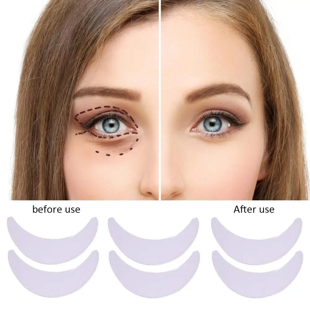 

6PCS Crescent Shape Six Piece Silicone Eye Patch Silicone Anti Wrinkle Pad Eye Forehead Face Patch Combination