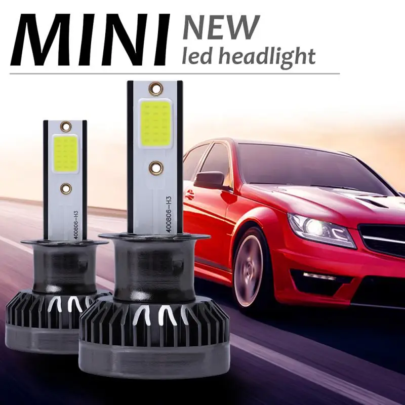 2 шт./пара Автомобильный светодиодный светильник на голову комплект для