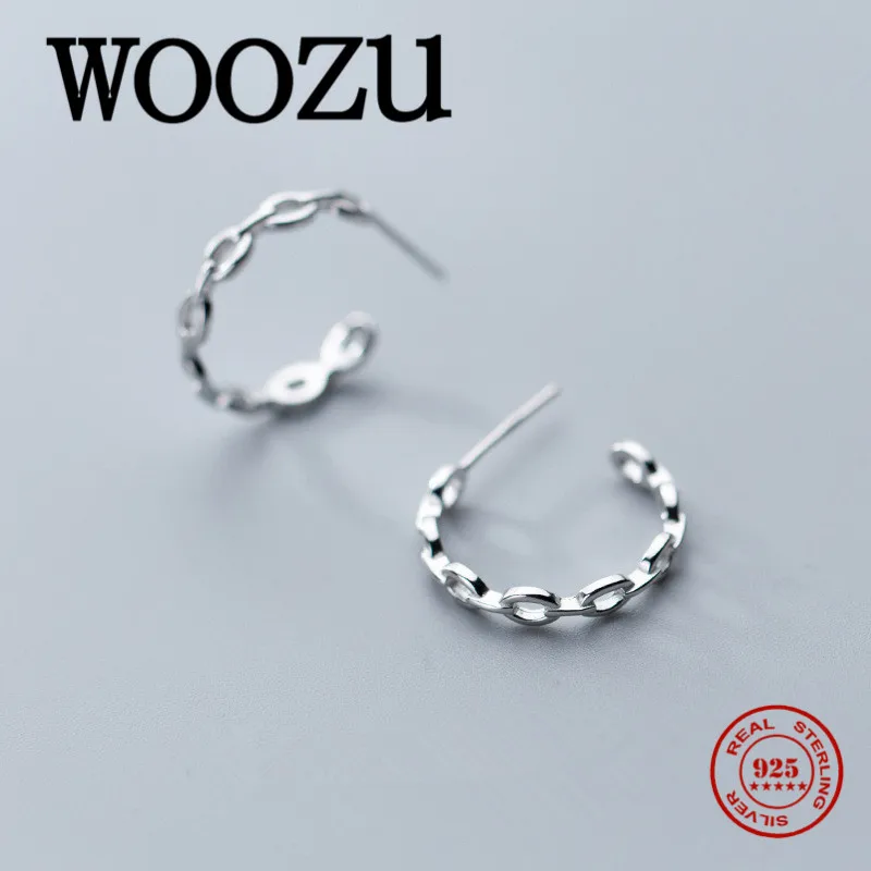 WOOZU панк КУБИНСКИЙ звено цепи браслеты с подвесками серьги со шпилькой для женщин