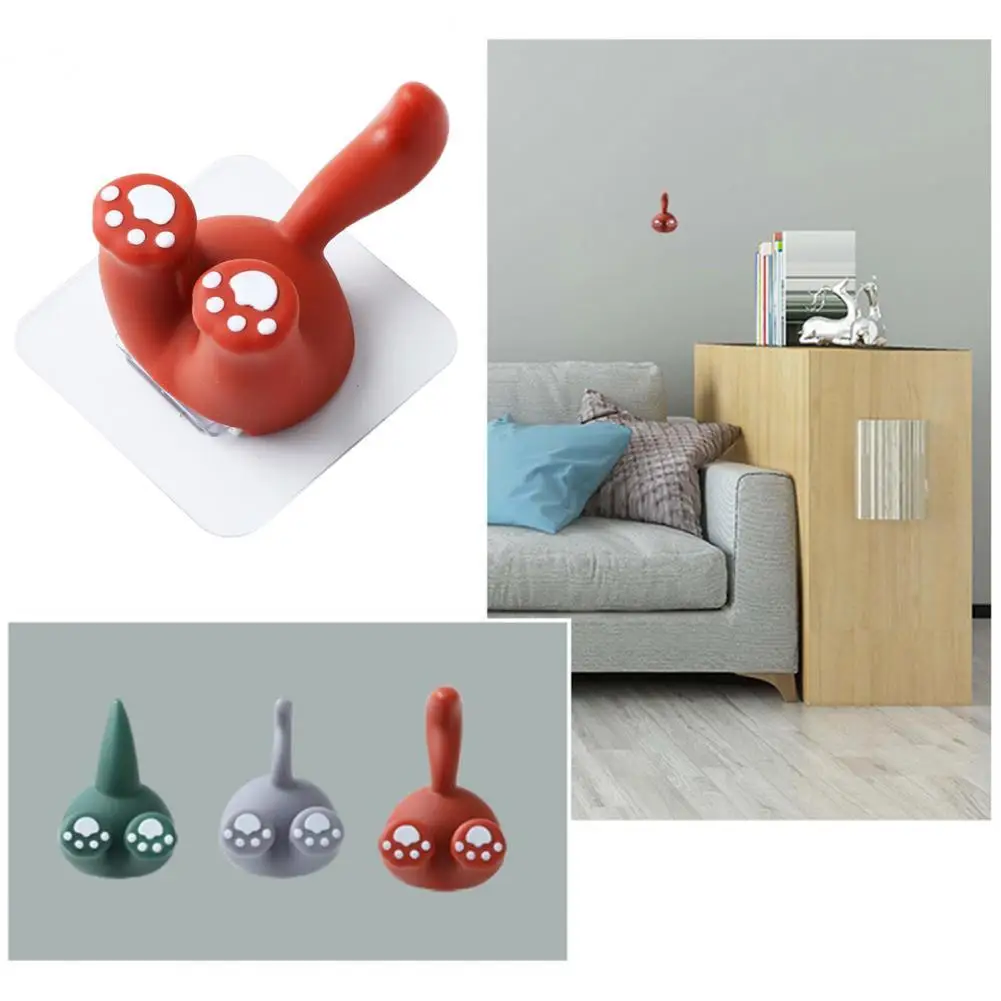

Lovely Hanger Hook Punch-free Strong Clamping ABS Cute Animal Shape Toothbrush Hook for Bathroom Wall Hanging Storage Supplies
