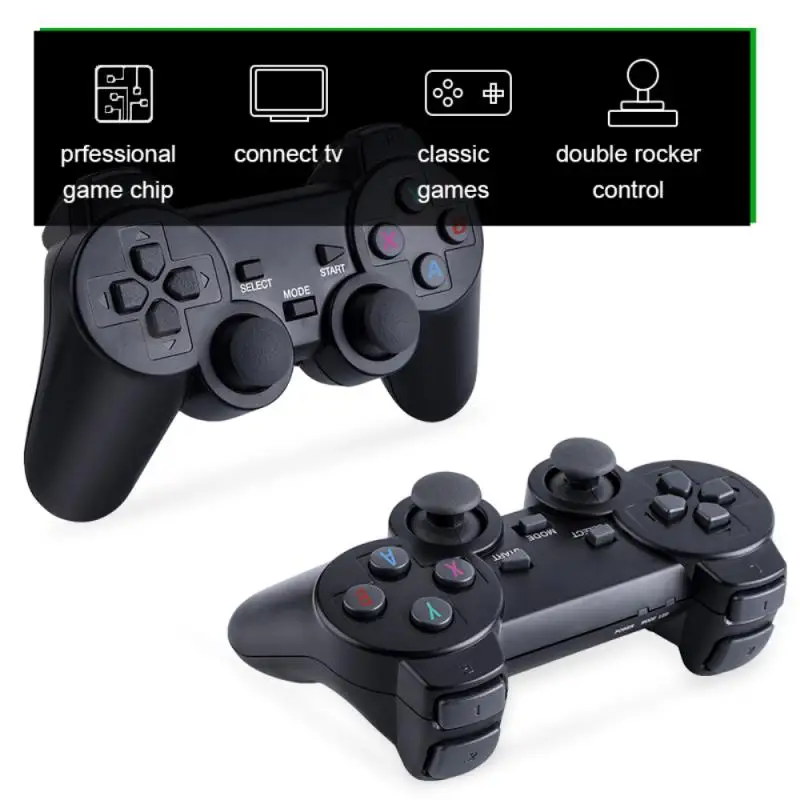 Консоль игровая Y3 Lite 10000 игр 4K 2 4 ГГц для PS1/SNES 9 | Электроника