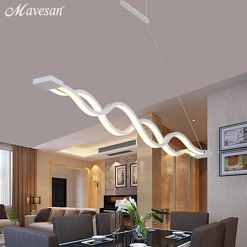 

Dinning Room Pendant Lights Led modern for dinning room Acrylic+Metal suspension hanging ceiling lamp home lighting for Kitchen