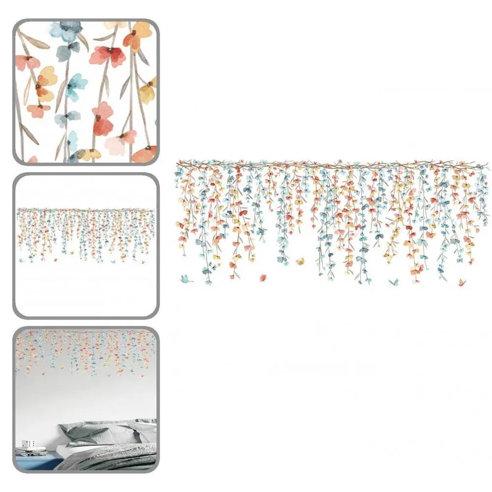 

Fancy Wall Stickers Delicate PVC Elegant Printed Wall Decal Wall Art Mural Wall Decal 1 Set