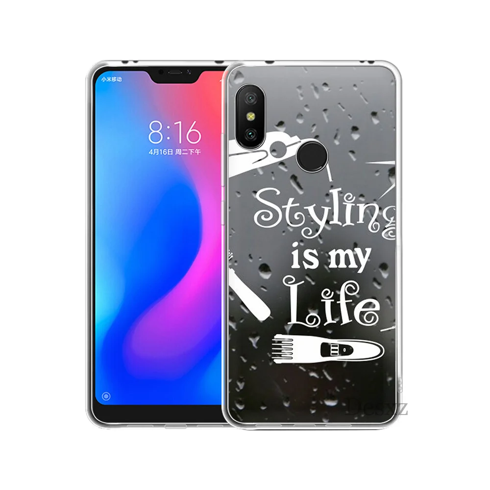 Чехол Stylist Scissor Bracket Switch Print Draw для Xiaomi Redmi mi 8 SE Note 5 5A 6 6X Pro X 2S A2 Lite Plus 4X 4A S2 F1 7 GO |