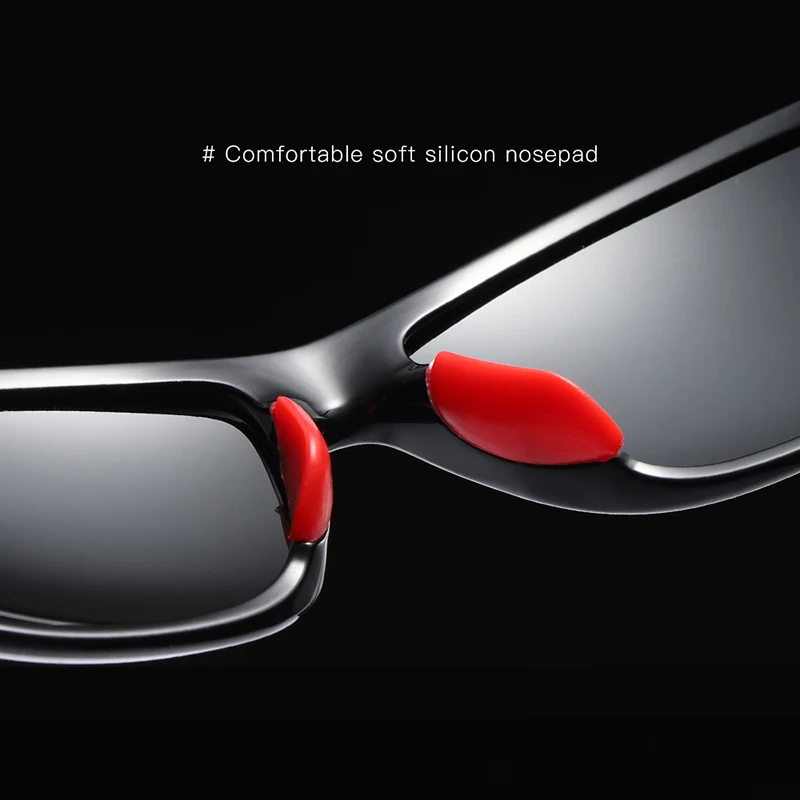 Мужские и женские поляризационные очки NO.ONEPAUL черные солнцезащитные для рыбалки