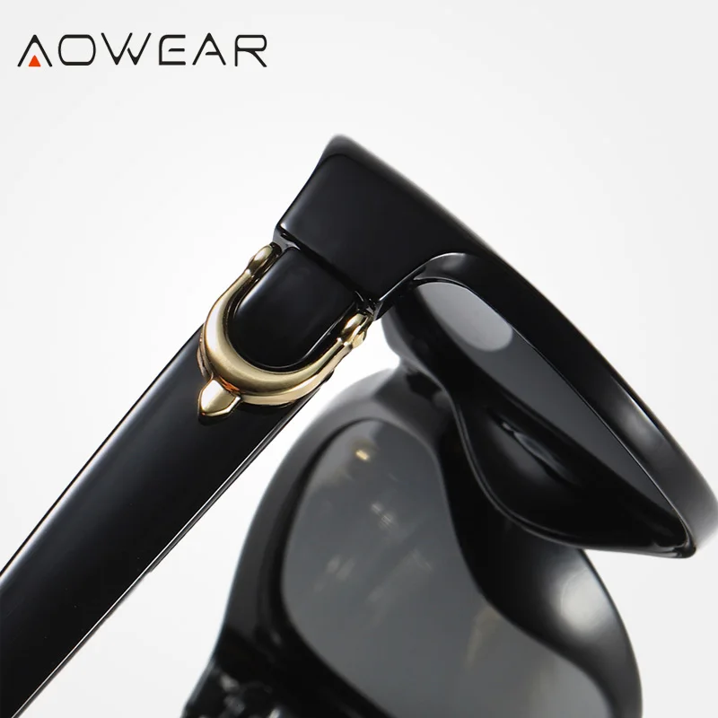 Женские винтажные солнцезащитные очки AOWEAR поляризационные в стиле ретро