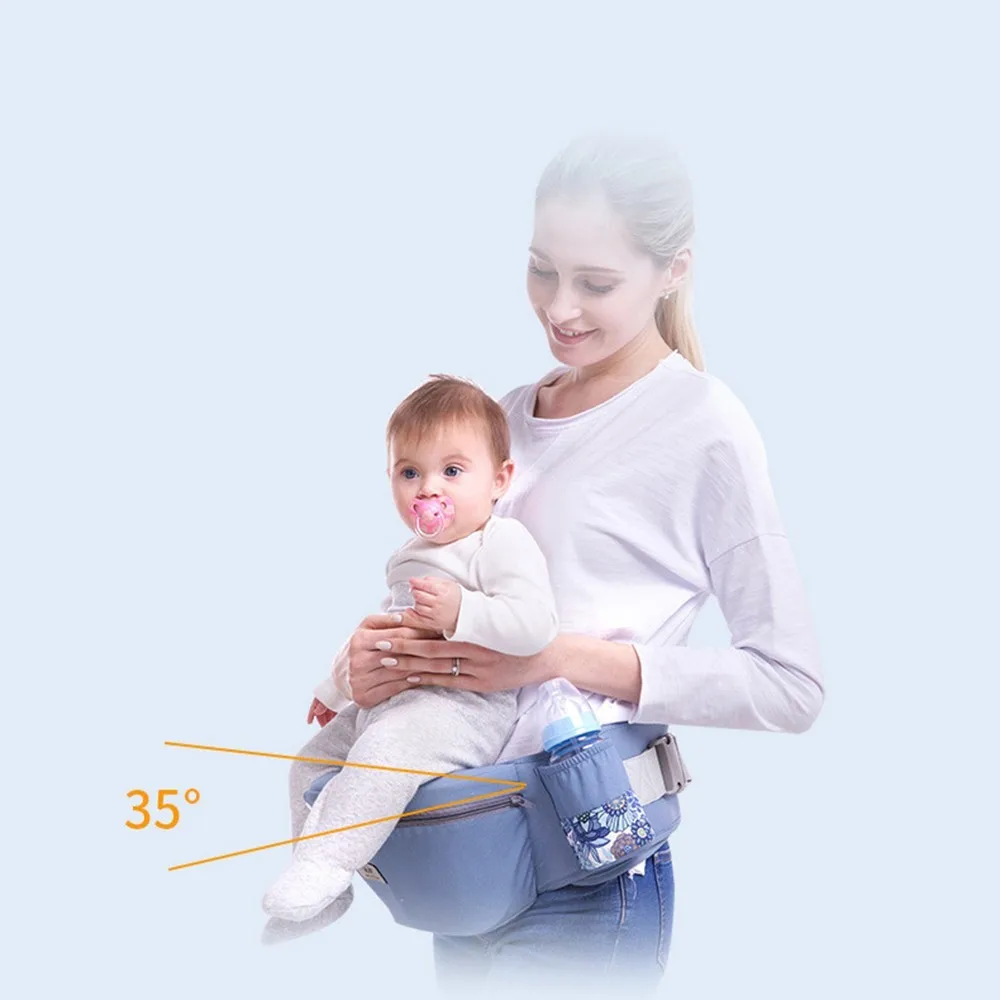 

0-48M Ergonomic Baby Carrier 15 Using Way Infant Baby Hipseat Carrier Front Facing Ergonomic Kangaroo Baby Wrap Sling Travel