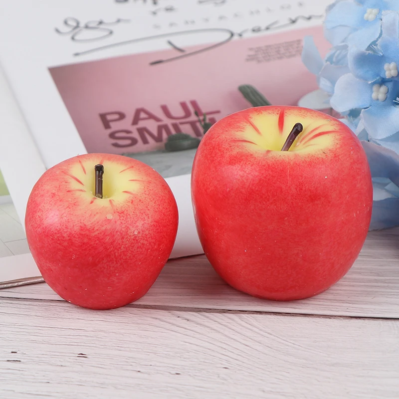 Fruit Candles Christmas Simulation Artificial Apple Shape Eve Wedding Party Decoartion Supplies Creative Gift | Дом и сад