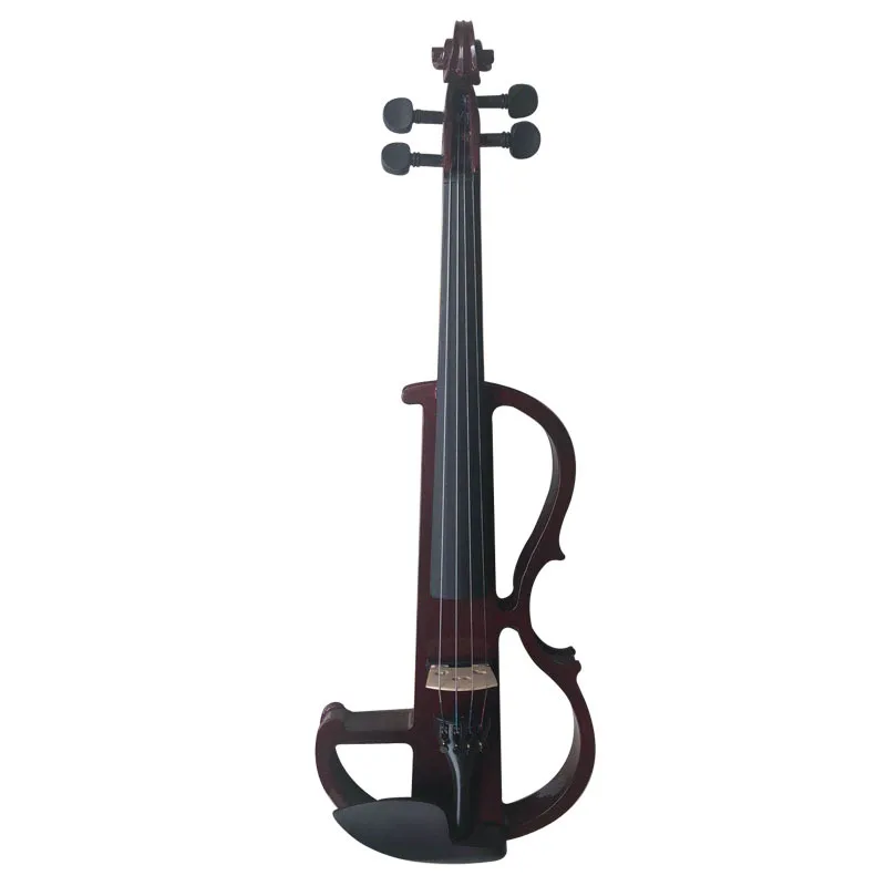 

New adult beginners to play black and white electroacoustic electronic violin stage performance full set free shipping