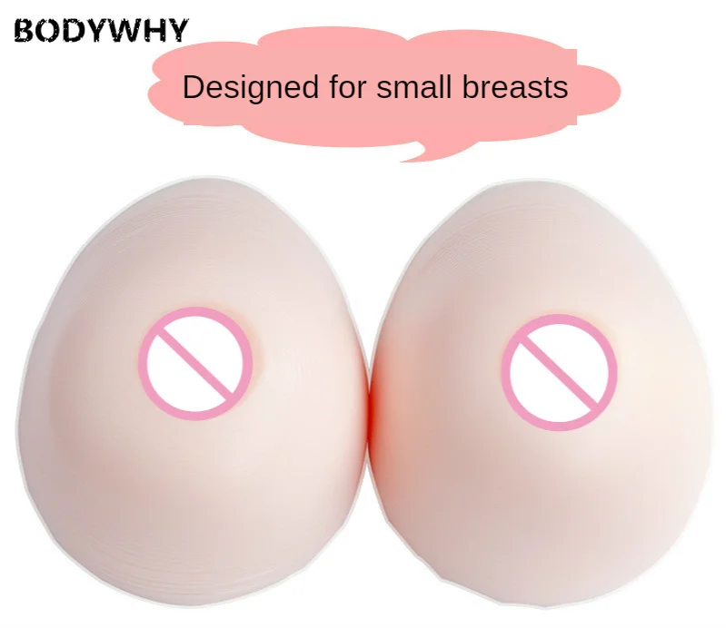 BODYWHY Hot Selling Silicone Fake Breasts Teardrop-Shaped Soft Pads Full Ladies False Boobs 200-3600g/pair