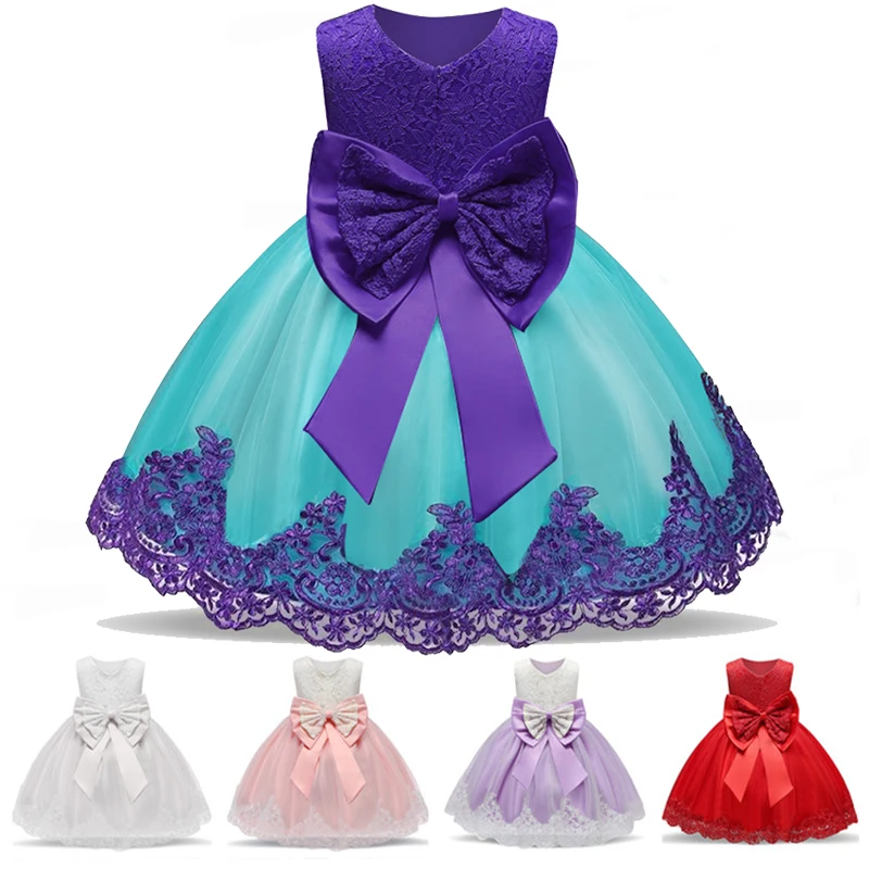 Рождественская одежда для маленьких девочек элегантное торжественное вечернее