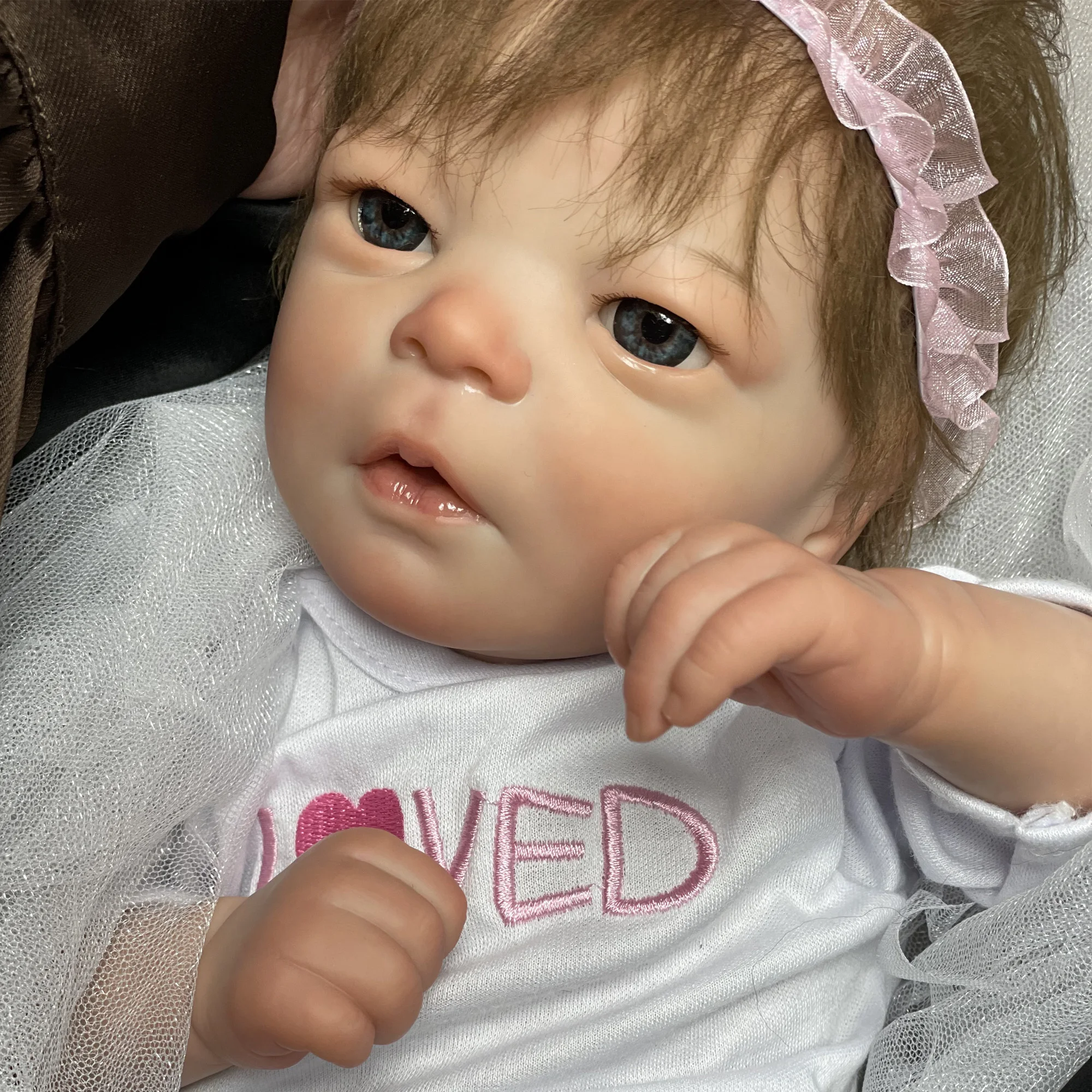 

Reborn Dolls Open Eyes Girl 16" Lifelike Baby Toy For Children Gifts Boneca Renascida Brinquedo Bebe Para Crianças Menina