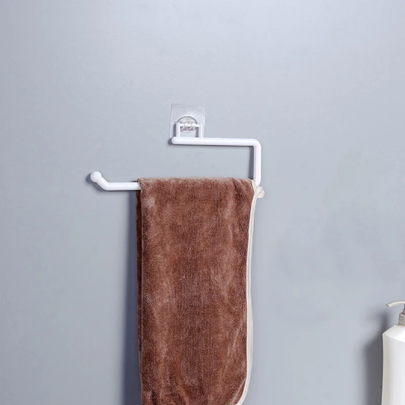 

Toilet Paper Holder Self Adhesive Bathroom Paper Towel Roll Holder for Bathroom Kitchen AC889