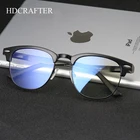 HDCRAFTER дизайнерская мужская оправа для очков из алюминиево-магниевого сплава модная мужская квадратная полуободковая оправа для очков по рецепту при близорукости