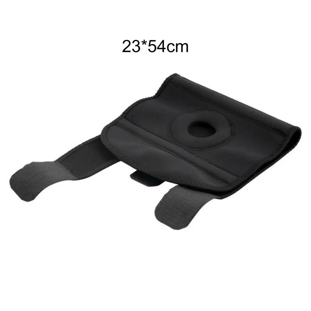 

1 Pcs Black Knee Sleeve Keep Warm Adjusstable Black Knee Compression Sleeve Support for Football Knee Pads