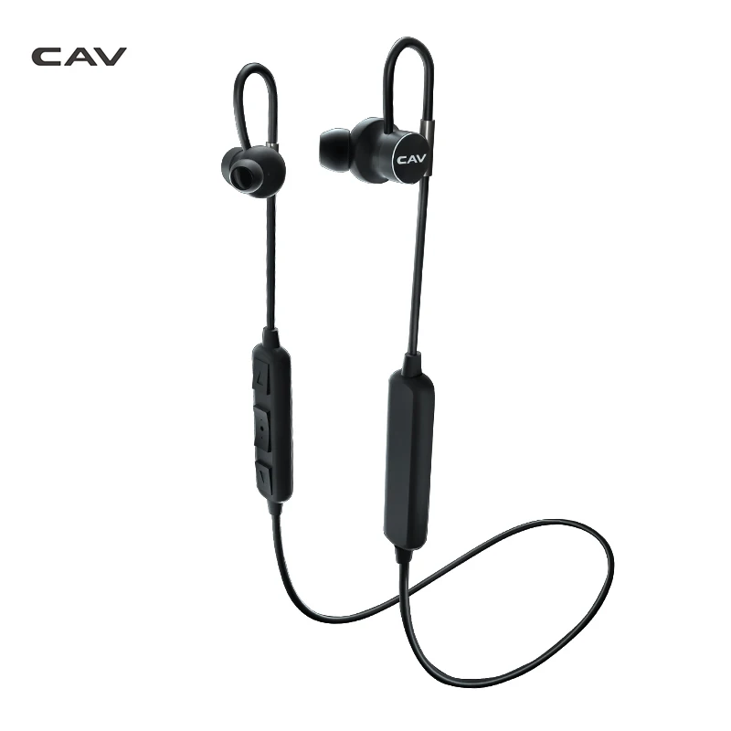 Black CAV EM3 Bluetooth наушники беспроводные наушники спортивные водонепроницаемые Fone Bluetooth наушники с глубоким басом с микрофоном для всех телефонов - Цвет: Black