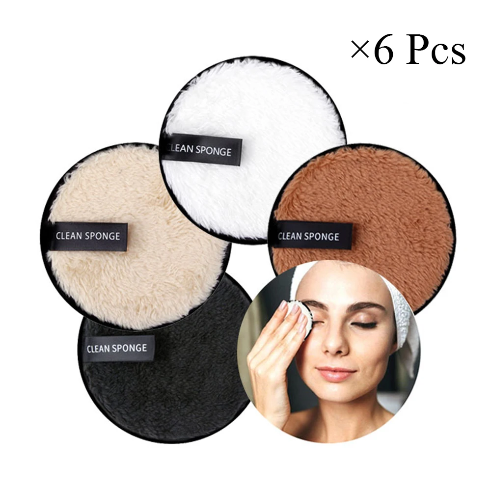 

Makeup Remover Pad Reusable Microfiber Facial Towel Make-up Wipes Cloth Washable Cotton Pad Clean Remover Puff