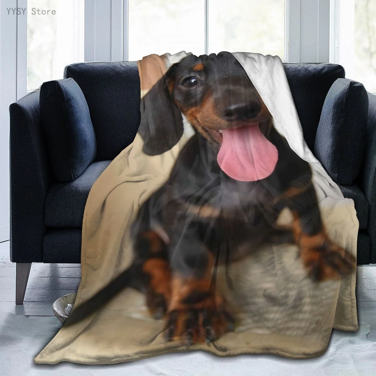 

Dachshund (8) Anime printed Ultra-Soft Micro Fleece Blanket flannel throw Sherpa bedspread bedding sofa