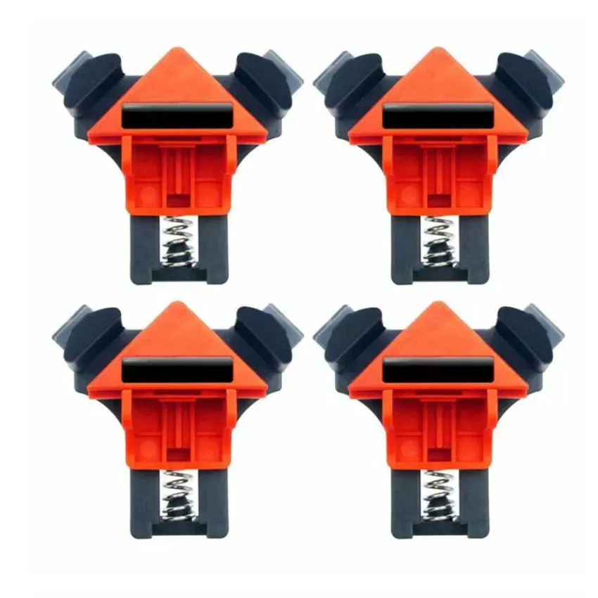 ASCENDAS 4 шт. деревообрабатывающий зажим под углом 90 градусов для быстрого