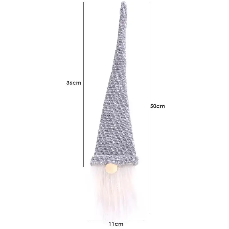 Рождественская бутылка вина Декор набор старый человек безликие куклы крышка