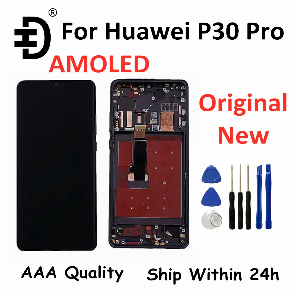 

Оригинальный 6,47 ''amoled ЖК-дисплей с рамкой для Huawei P30 Pro, ЖК-дисплей, сенсорный экран, дигитайзер, для сборки, для P30 Pro VOG-L29 дисплей