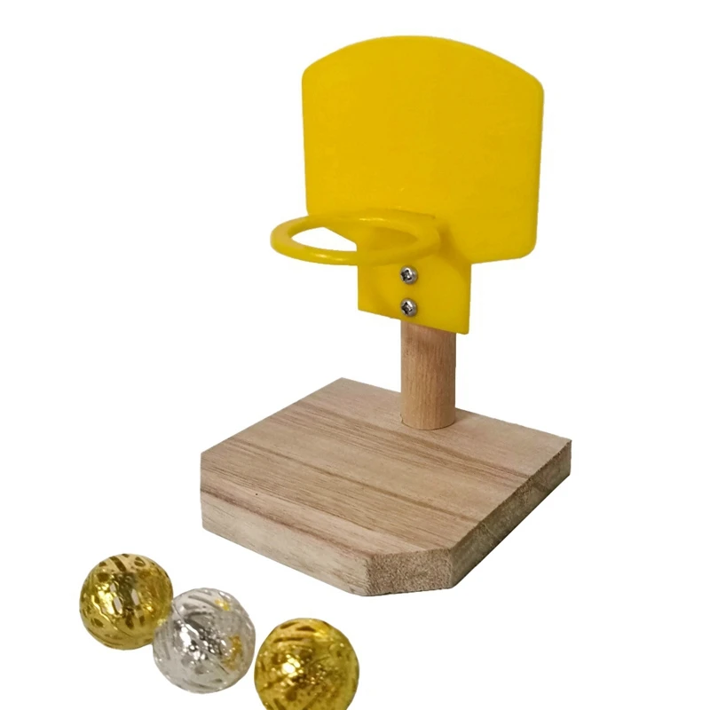 Тренировочная игрушка с птичьим клювом 3 полых мяча и один Деревянный