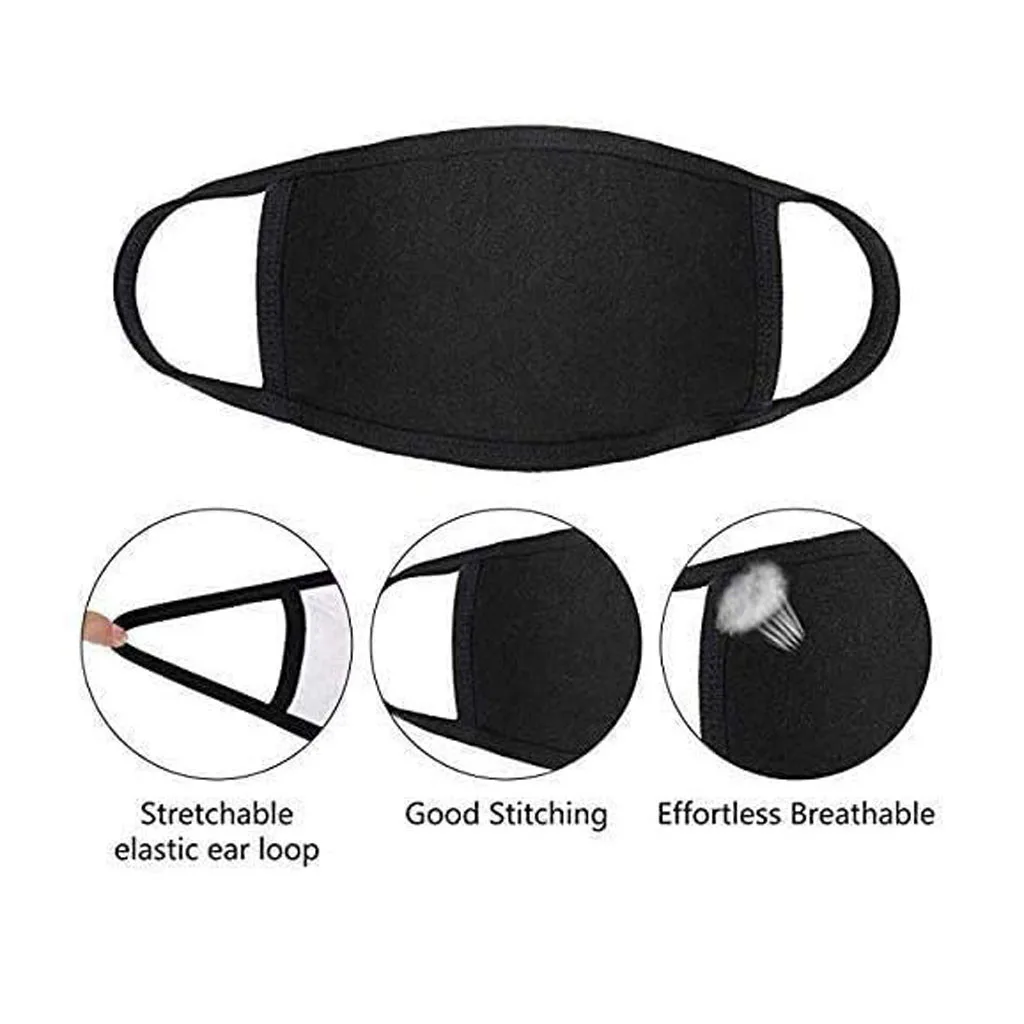 

4/6/10PCS Anti-dust Mouth Face Mask Cycling Respirator Adult Reusable Protection Masks Facemask Mascarilla Outdoor Ear Loop Mask