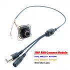 Модуль камеры видеонаблюдения HD 1080P Starlight Sony IMX323 IMX307 4 в 1, модуль AHD TVI CVI CVBS 2 Мп с ИК-кабелем Osd, AHD, печатная плата для камеры