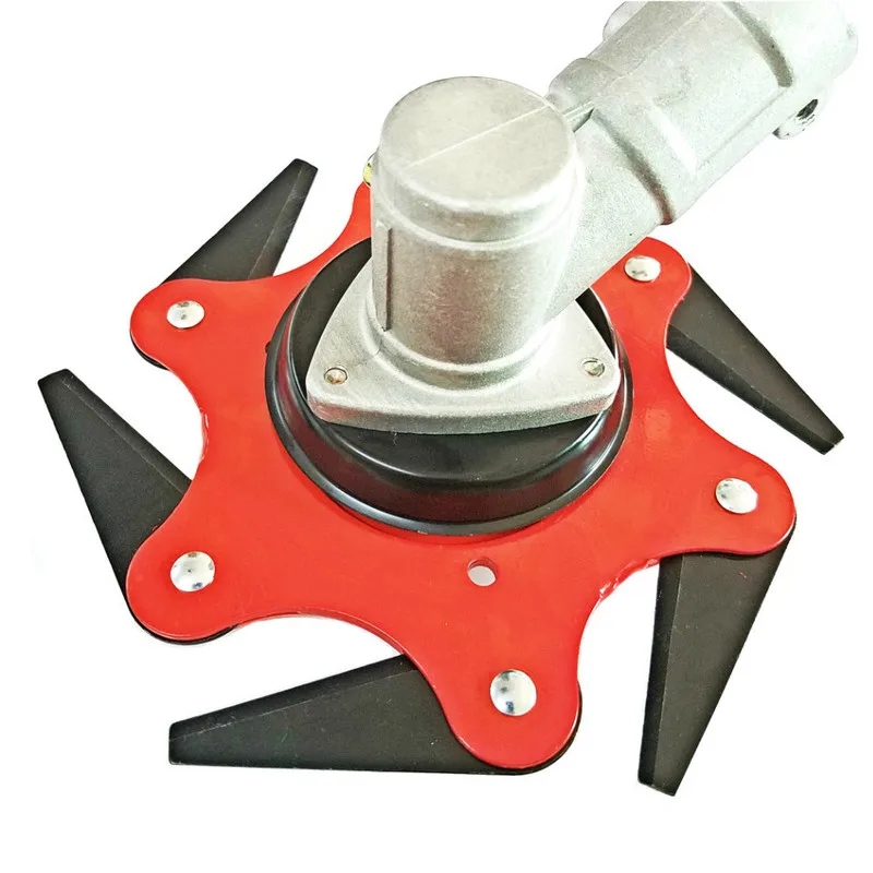 6 зубцов лезвие для кустореза триммер травы головка садовый металлические лезвия