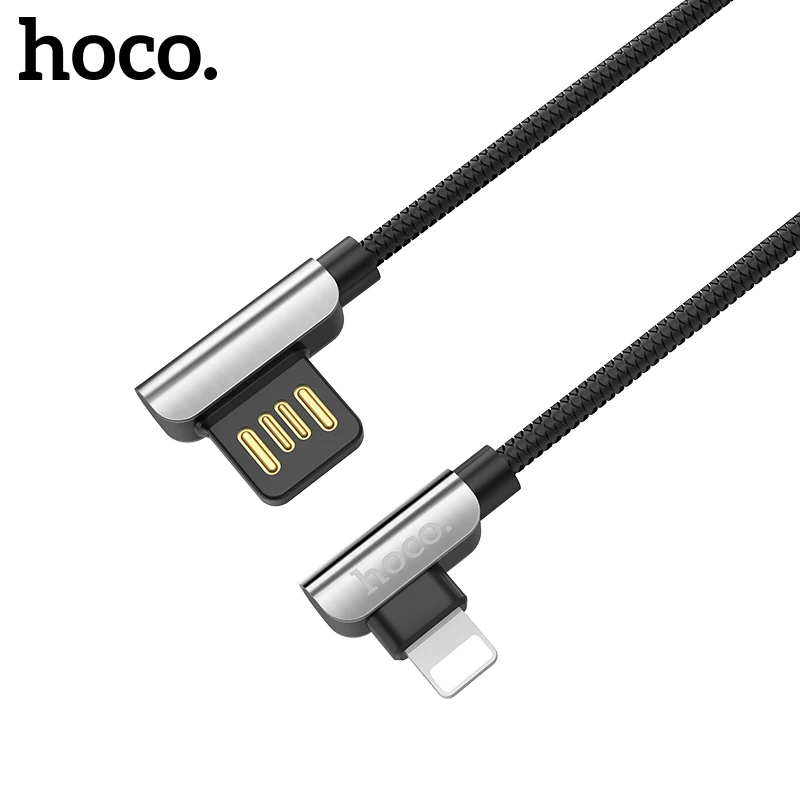 USB-кабель HOCO 90 градусов для iPhone 8 11 Pro X XR XS Max | Мобильные телефоны и аксессуары