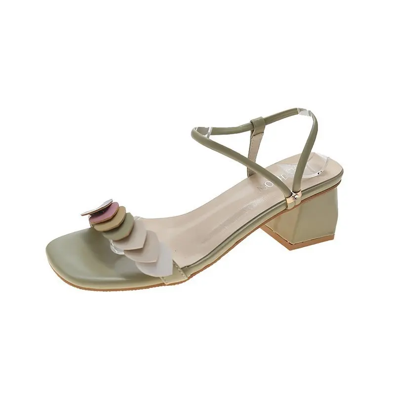 

Clear Heels Med Two Weare Beige Heeled Sandals Low-Heeled Shoes With Strap 2021 Women's Medium Black Block Low-heeled Comfort Gi