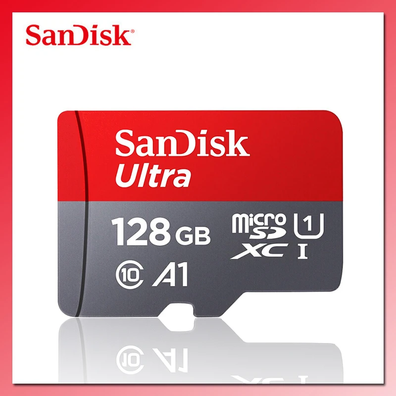 Карта памяти SanDisk Ultra Micro SD 128 ГБ 64 A1 256 200 Microsd 32 16 TF / карта Class10 400 ГБ|Карты памяти| |