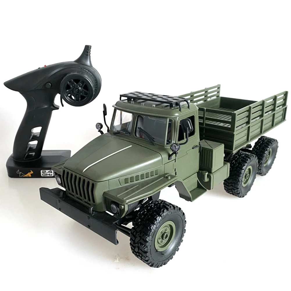 

MN88S Electronic RC Truck Vehicles Crawler Children Toy Simulation Portable Off Road Ural Army Car Funny Racing 1:16 2.4G 6WD