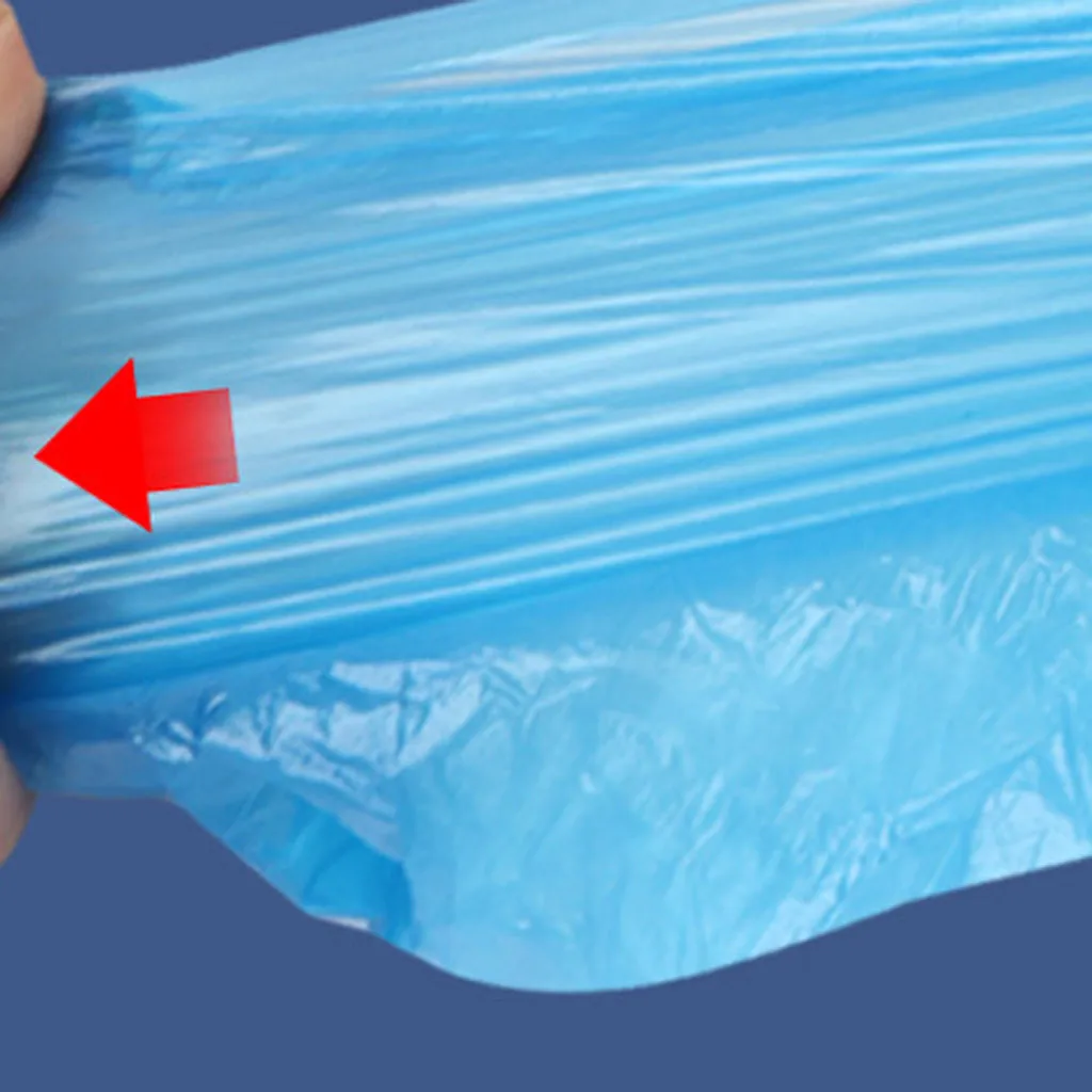 

100Pcs Disposable Shoe Dust Covers Waterproof Shoes Cover Pouch Plastic Organizer Rainy Outdoor Cleaning Shoe Covers