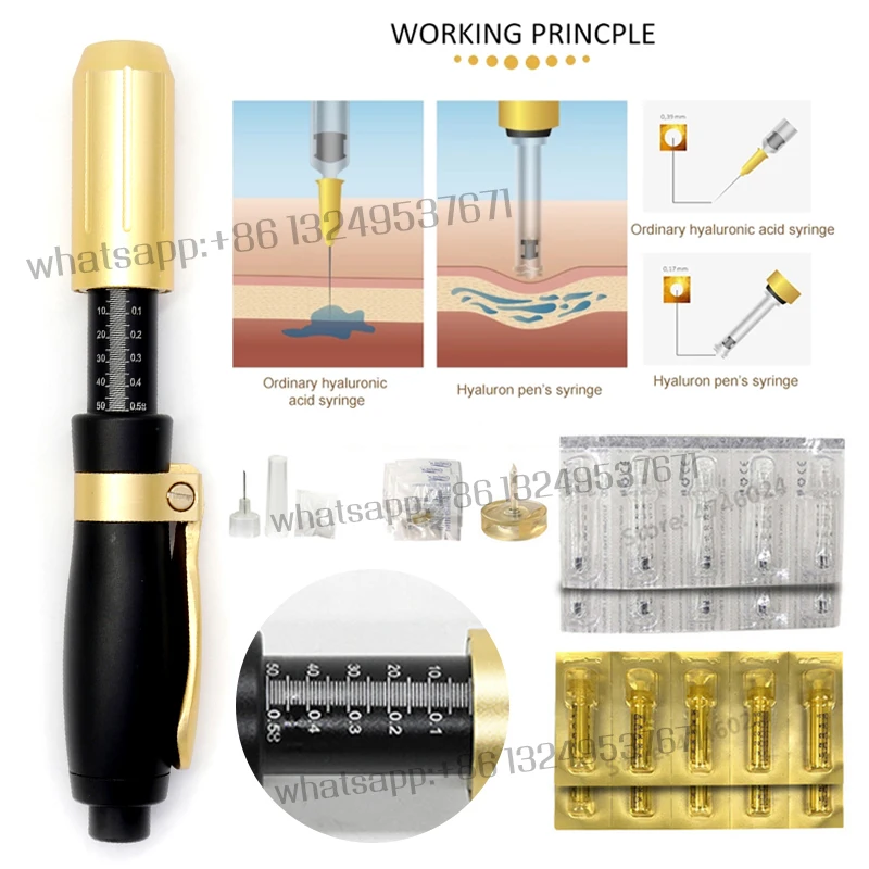 Новейшая 2 в 1 ручка с гиалуроновой кислотой наполнитель для губ инъекционная